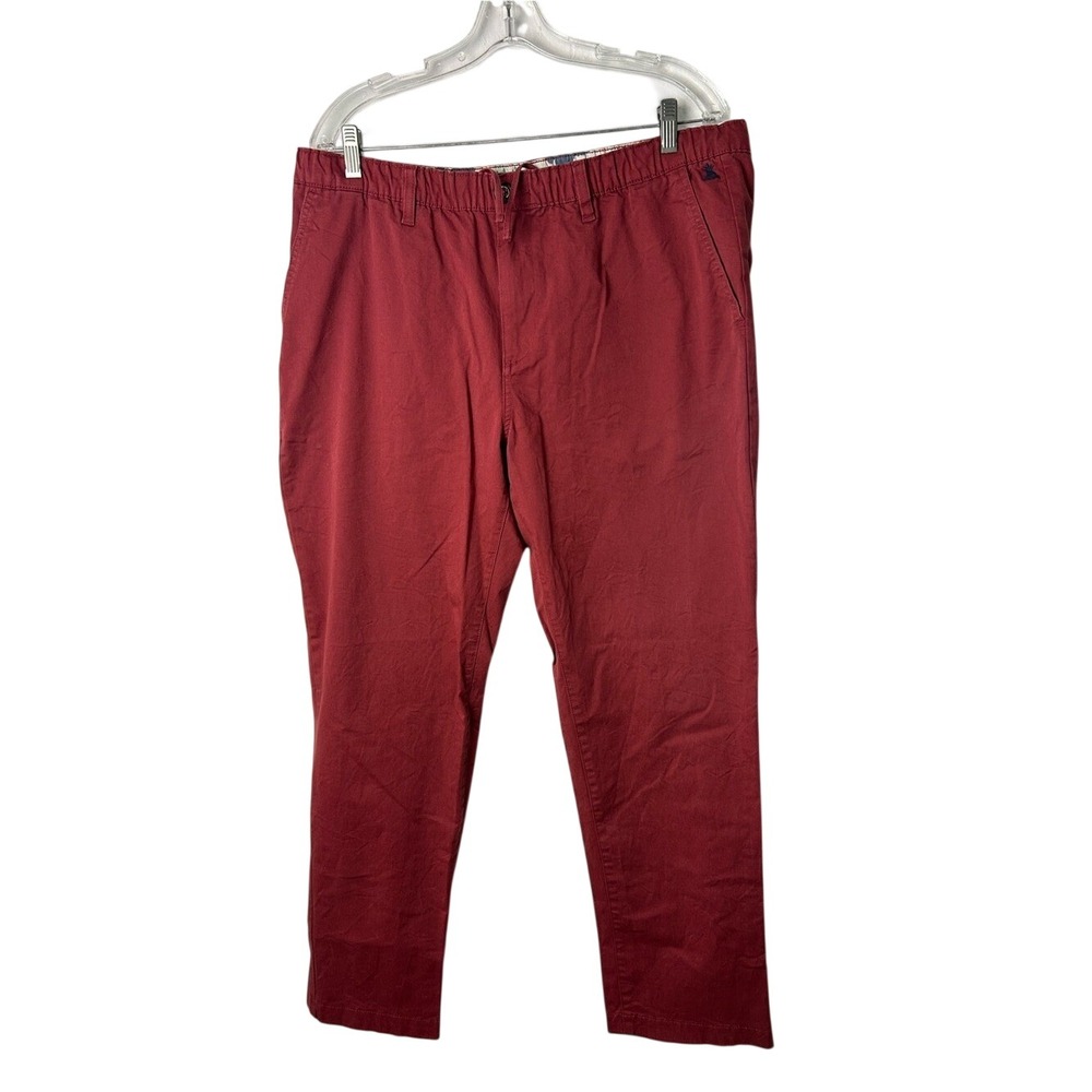 Chubbies Etoffe Everywhere Performance Red Pants Drawstring Men XL quiet luxury